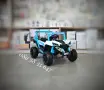 ТОП ЦЕНА!НОВО!Акумулаторен джип/UTV Gobi Go BLUE с 12 V батерия,USB,функция люлеене,дистанцинно, снимка 3