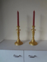 Комплект от 2 бр. бронзови свещника, снимка 3
