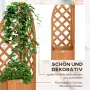 Саксия за цветя Outsunny с ъглова решетка, снимка 9