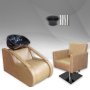 Промоционален фризьорски пакет Golden Sands - измивна колона и фризьорски стол, снимка 1 - Фризьорски столове - 40666516