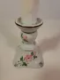 порцеланов свещник с рози 25/4, снимка 2
