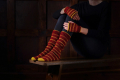 Хари Потър: Комплект за плетене на чорапи и ръкавици Грифиндор, снимка 3