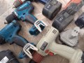 Лот Винтоверти Батерии Зарядни Макита Makita Hilti CPC AEG Metabo TCM Go ON за части, снимка 7