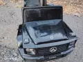Кола за яздене с дръжка Lorelli - Mercedes-benz G350d, черна, снимка 5