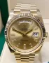 Мъжки луксозен часовник Rolex Day-Date 228238 Yellow Gold Champagne Roman

, снимка 1