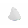 Natec Vertical Mouse Crake 2 Pro Жична оптична мишка- 12800DPI, RGB, 6 бутона, Бяла, снимка 4