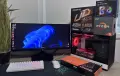 Геймърски сетъп/компютър Ryzen 5600XT/RTX4060 8GB/16 Ram/512 ssd/750 HDD/750W +Монитор и периферия, снимка 1