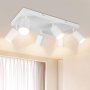Нов регулируем 6-посочен таванен прожектор LED лампи Кухня Офис Коридор, снимка 1 - Лампи за таван - 41752853