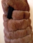 Дълга жилетка от лисица , снимка 9