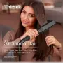 Професионална широка преса за коса Thirtek, до 230°C, LCD, снимка 3
