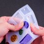 12 различни модела форми висулки с дупка основа силиконов калъп молд бижутерски смола изделия ръчна , снимка 5