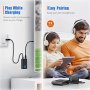 Bluetooth адаптер Audio 5.0, 2 в 1 приемник за безжичен предавател, адаптер за Bluetooth предавател , снимка 6