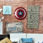Щит на Капитан Америка Captain America 60см реалистичен модел метален, снимка 10