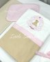 Royal Bear - комплект за изписване 8 части,  с одеялце, бродерия Мече, organic Cotton  , снимка 5