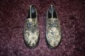 DR MARTENS Lester Black Grey Skull & Roses Print Fine Canvas shoes 38 , снимка 6