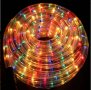 Водоустойчив светещ маркуч / Светещо LED въже - 20м Multicolor