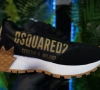 Дамски маратонки Dsquared2 Цвят - Черно и Златисто, снимка 2