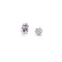 Златни обеци с диаманти 0,40Ct. чистота:SI модел:43649-1, снимка 2