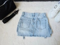 Bershka дамска къса дънкова пола , снимка 9