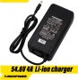 TANGSPOWER® 13S 54.6V 4A Power Supply 48V/54.6V 4A Li-ion Battery Charger E-bike KUGOO Electric Bike, снимка 3