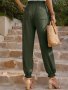 Едноцветен дамски панталон с еластична талия, 5цвята - 023, снимка 8
