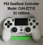 Оригинален! PS4 DualSock Controller White Без дрифт! Проверен! Model: CUH-ZCT1E, 5V-1000mA, снимка 1