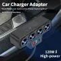 Разклонител за запалка 3в1 с 4 Гнезда – 12/24V, снимка 3