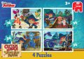 Disney Junior пъзел 4в1 Captain Jake and the Neverland Pirates , снимка 1 - Игри и пъзели - 41225053