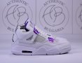 Nike Jordan Retro 4 White Oreo, Taupe Haze, Purple Metallic, снимка 2