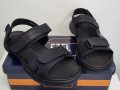 Мъжки сандали от естествена кожа с гъвкава подметка модел: H008-1 black, снимка 2