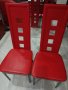 Червени трапезни столове - 2 бр, снимка 1