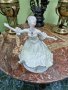 Уникат - превъзходна антикварна колекционерска румънска порцеланова фигура ARPO, снимка 3