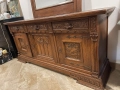 Контрбюфет дресоар Шкаф  и Огледало антикварно Дърворезба , снимка 10