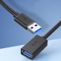 USB 3.0 Удължител, USB А мъжки - USB А женски, черен  2м или 3м, снимка 6