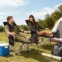 Сгъваем къмпинг/риболовен стол Outsunny, комплект от 2 броя, снимка 8