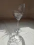Нестандартна, наполовина отрязана, стъклена чашка, снимка 4