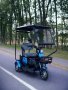 Електрическа триместна триколка с покривMaxMotors X1 1500W Blue, снимка 1 - Инвалидни колички - 44185173