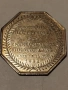 Сребърен френски жетон 1822г., снимка 10