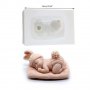 Силиконов молд, форма, калъп на бебе с възглавница.