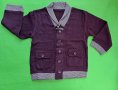 Английска детска жилетка-сако, снимка 1 - Детски пуловери и жилетки - 32620152