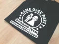 Тениски за ергенско парти с надпис GAME OVER PARTY, снимка 6