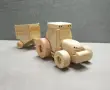 Декоративен дървен трактор с ремарке DMAR 332M2, снимка 1