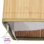vidaXL Бамбуков кош за пране с 2 секции, 100 л, снимка 7