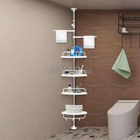 Ъглова етажерка за баня Multi Corner Shelf GY-188, височина, снимка 4 - Други - 41489291