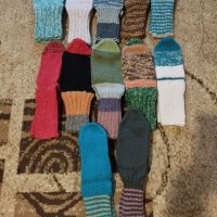 33 броя плетени чорапи, снимка 1 - Дамски чорапи - 39046592