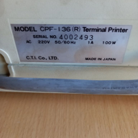 Матричен принтер CPF-136., снимка 5 - Антикварни и старинни предмети - 36161813