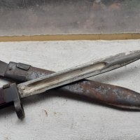 Нож щик за АК с кания, снимка 1 - Антикварни и старинни предмети - 44657866