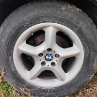 BMW x5 e53 джанти с гуми 17, снимка 4 - Части - 44223531