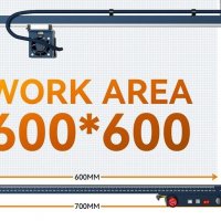 SCULPFUN S30 Ultra 600/600mm 11W 1900лв. 22W 2800лв. 33W 3600лв лазер лазерно гравиране рязане метал, снимка 3 - Други машини и части - 40227326