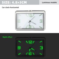 Луминисцентен компактен часовник за кола АВТОМОБИЛ , снимка 5 - Аксесоари и консумативи - 40707417
